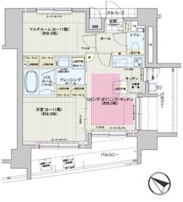 東京都新宿区新小川町 飯田橋駅 2LDK マンション 賃貸物件詳細