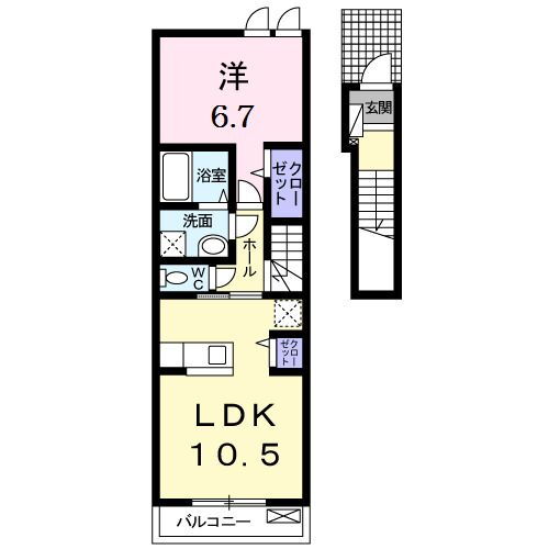 三重県名張市東町 名張駅 1LDK アパート 賃貸物件詳細