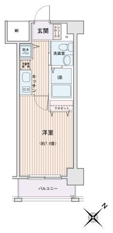 東京都江東区牡丹１ 門前仲町駅 1K マンション 賃貸物件詳細