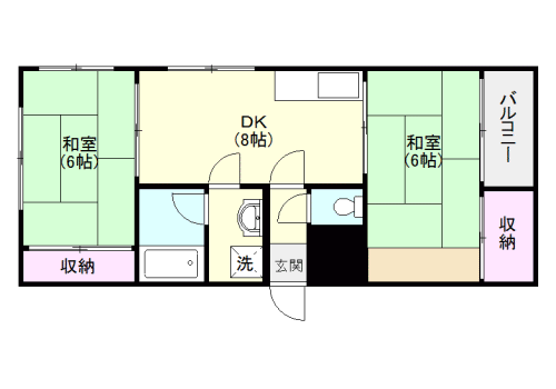 鹿児島県鹿児島市上之園町 2DK マンション 賃貸物件詳細