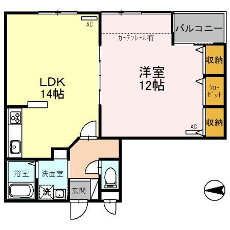 富山県富山市布瀬本町 西中野駅 1LDK マンション 賃貸物件詳細