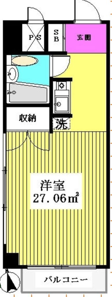 セントヒルズ池尻 9階 ワンルーム 賃貸物件詳細