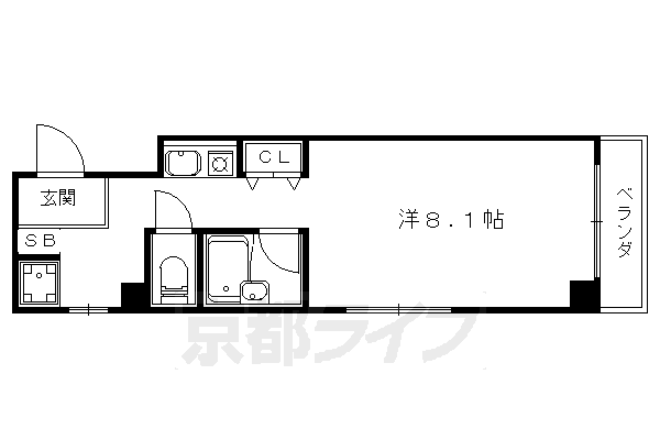 京都府京都市山科区四ノ宮垣ノ内町 山科駅 1K マンション 賃貸物件詳細