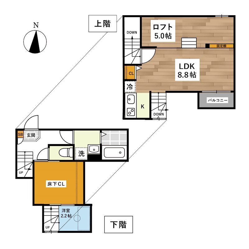 ＡＤＣ熊本駅南ルミエール 1階 1LDK 賃貸物件詳細