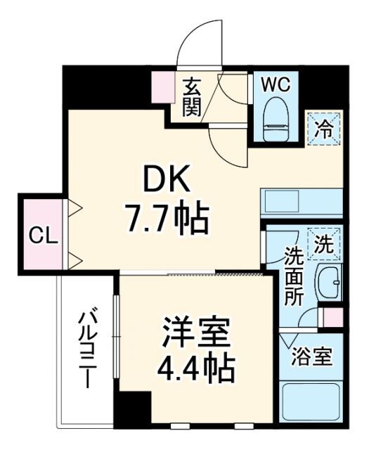 ステイビルＩＩ 5階 1DK 賃貸物件詳細