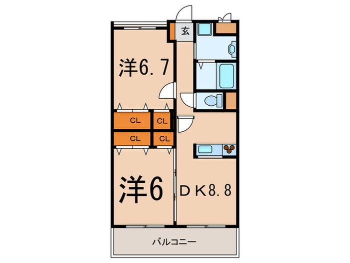 神奈川県横浜市鶴見区梶山１ 鶴見駅 2DK マンション 賃貸物件詳細
