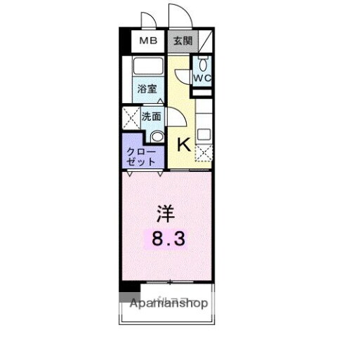 香川県高松市木太町 春日川駅 1K マンション 賃貸物件詳細