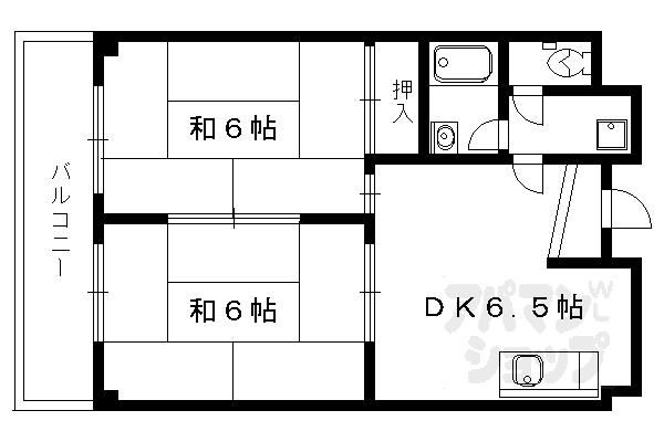 ハウスＳ＆Ｙ 3階 2DK 賃貸物件詳細