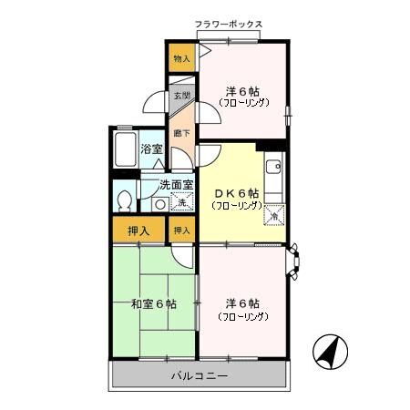 埼玉県さいたま市緑区芝原３ 浦和駅 3DK アパート 賃貸物件詳細