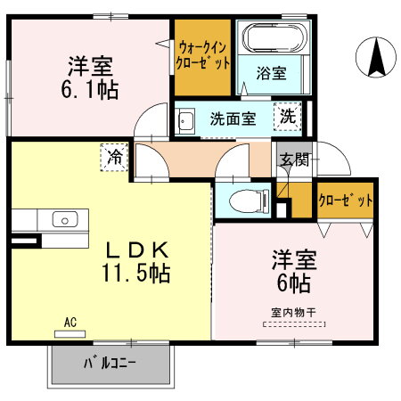 熊本県熊本市東区下江津７ 2LDK アパート 賃貸物件詳細