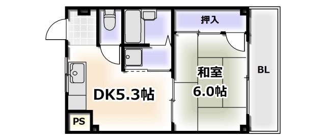 大阪府大阪市西成区花園南１ 花園町駅 1DK マンション 賃貸物件詳細