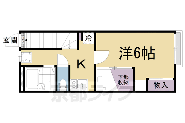 滋賀県大津市今堅田３ 堅田駅 1K アパート 賃貸物件詳細