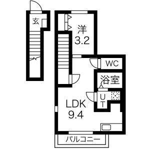 岩手県紫波郡矢巾町大字西徳田第４地割 矢幅駅 1LDK アパート 賃貸物件詳細