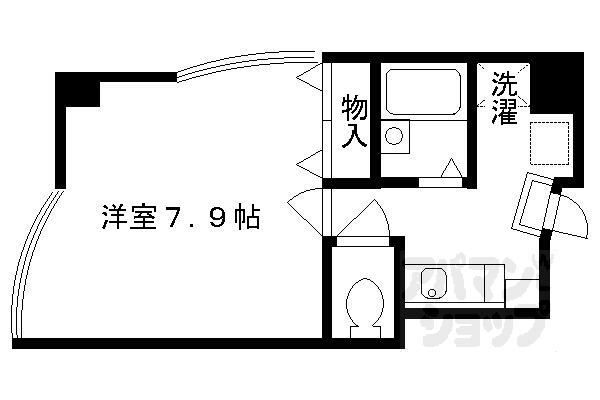 ＣＡＳＡ祇園 2階 1K 賃貸物件詳細