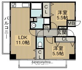 大阪府豊中市刀根山元町 柴原阪大前駅 2LDK マンション 賃貸物件詳細