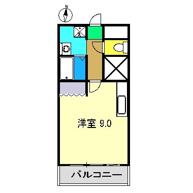 高知県南国市田村 立田駅 ワンルーム マンション 賃貸物件詳細