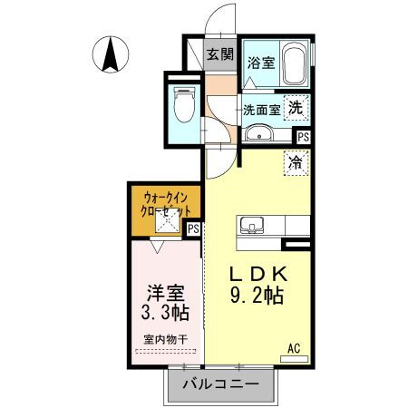 岐阜県各務原市那加巾下町 各務原市役所前駅 1LDK アパート 賃貸物件詳細