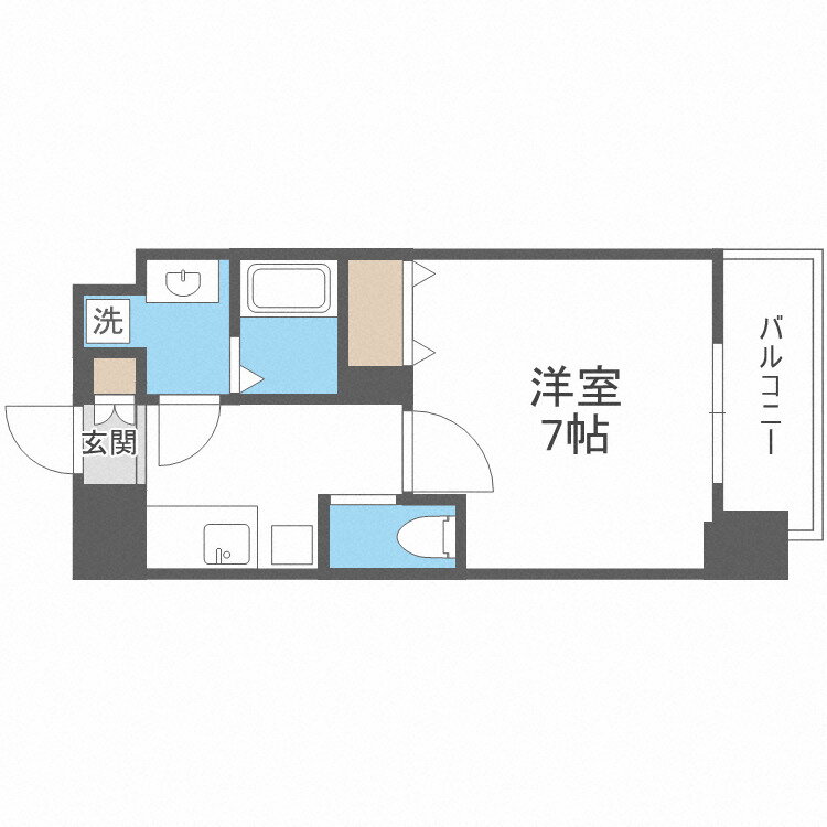 大阪府大阪市福島区福島８ 新福島駅 1K マンション 賃貸物件詳細