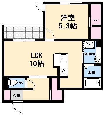 広島県広島市西区高須２ 高須駅 1LDK アパート 賃貸物件詳細