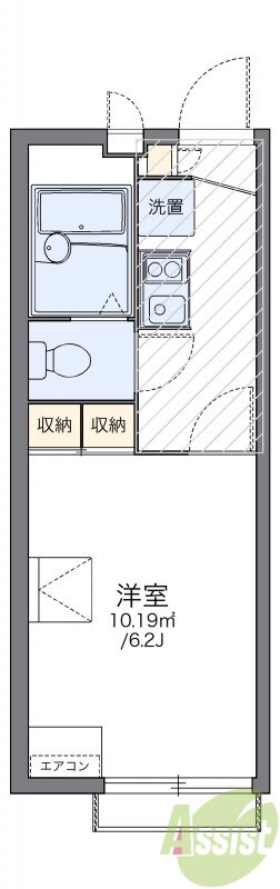 大阪府箕面市粟生新家３ 豊川駅 1K アパート 賃貸物件詳細