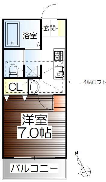 宮城県仙台市青葉区土樋１ 愛宕橋駅 1K アパート 賃貸物件詳細