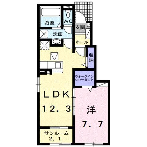 富山県黒部市立野 電鉄石田駅 1LDK アパート 賃貸物件詳細