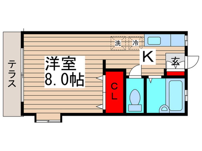 カーサ・ローザ 1階 1K 賃貸物件詳細