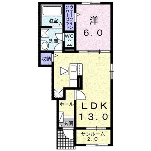 島根県江津市敬川町 敬川駅 1LDK アパート 賃貸物件詳細