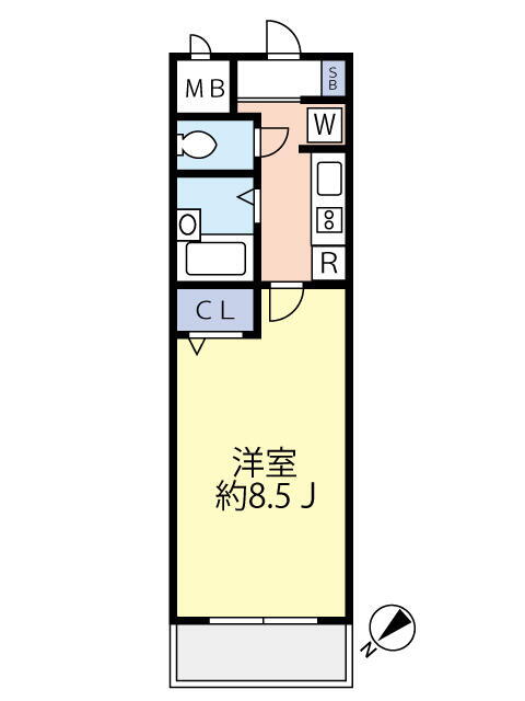 グランヴァン駒込染井 2階 1K 賃貸物件詳細