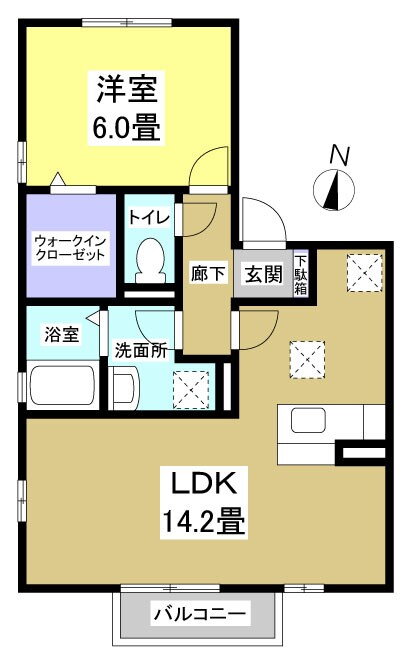 ツイトローネ２番館　Ａ 2階 1LDK 賃貸物件詳細
