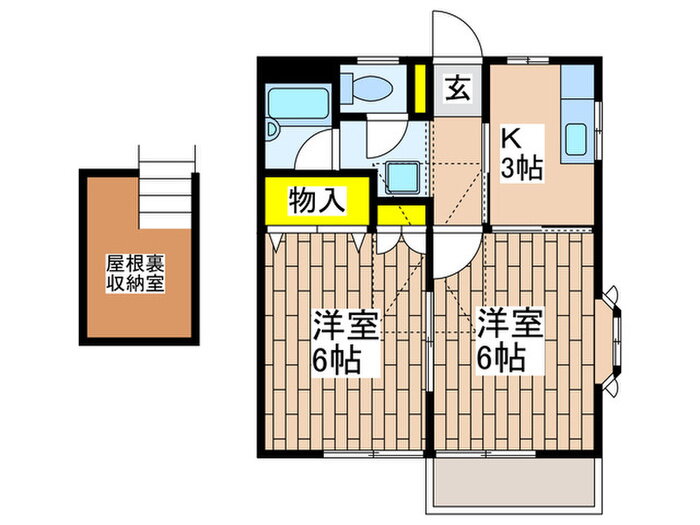 神奈川県横浜市南区大岡５ 上大岡駅 2K アパート 賃貸物件詳細