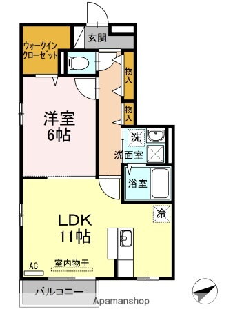 鳥取県米子市西福原６ 米子駅 1LDK アパート 賃貸物件詳細