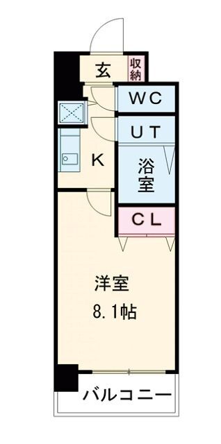 大阪府大阪市西区本田２ 九条駅 1K マンション 賃貸物件詳細