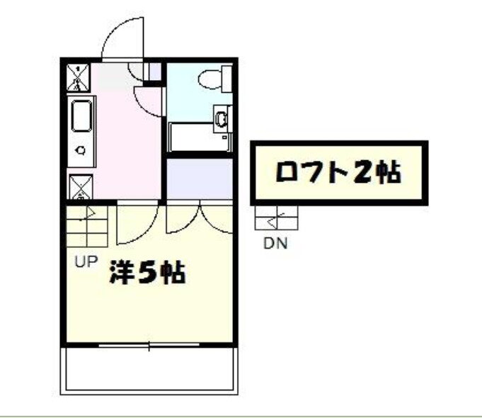 神奈川県川崎市高津区下作延５ 津田山駅 1K アパート 賃貸物件詳細