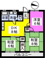 福岡県福岡市早良区原３ 藤崎駅 3DK マンション 賃貸物件詳細