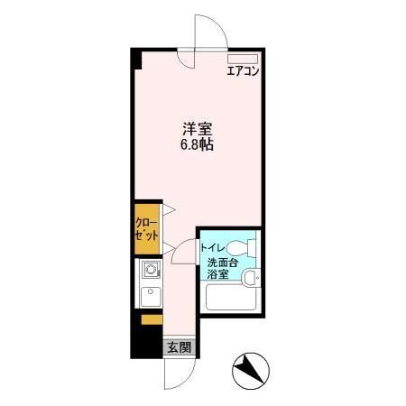 ファーストコーポ弐番館 5階 ワンルーム 賃貸物件詳細
