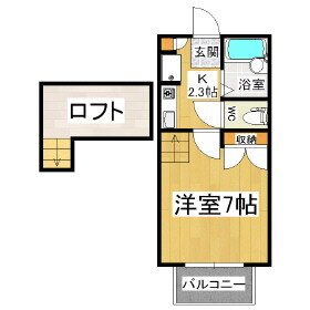長野県松本市高宮南 南松本駅 1K アパート 賃貸物件詳細