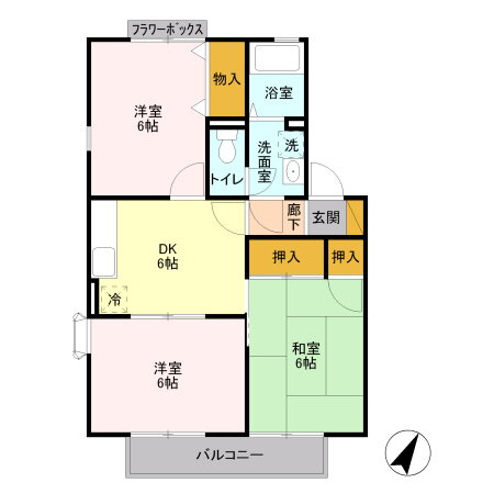 埼玉県川口市東川口６ 東川口駅 3DK アパート 賃貸物件詳細