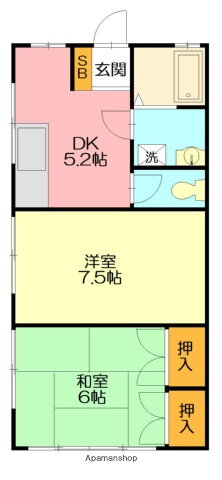 クリーンヒルス 1階 2K 賃貸物件詳細