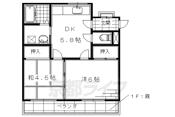 睦コーポ 2階 2DK 賃貸物件詳細