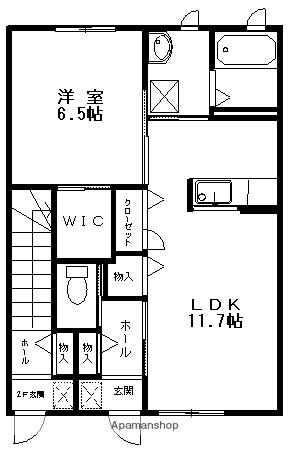 滋賀県長浜市高月町落川 高月駅 1LDK アパート 賃貸物件詳細