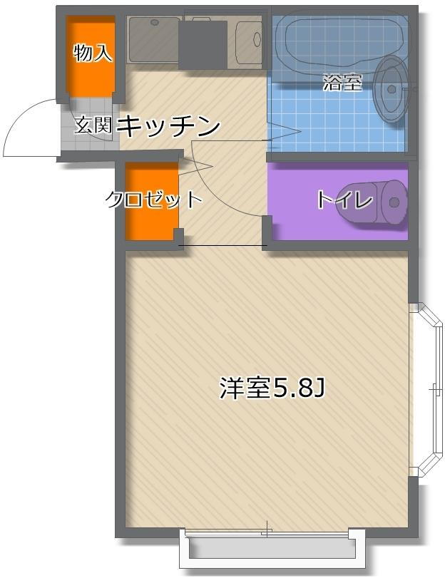 神奈川県川崎市多摩区菅４ 京王稲田堤駅 1K アパート 賃貸物件詳細