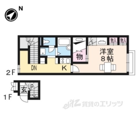 滋賀県草津市草津町 草津駅 1K アパート 賃貸物件詳細