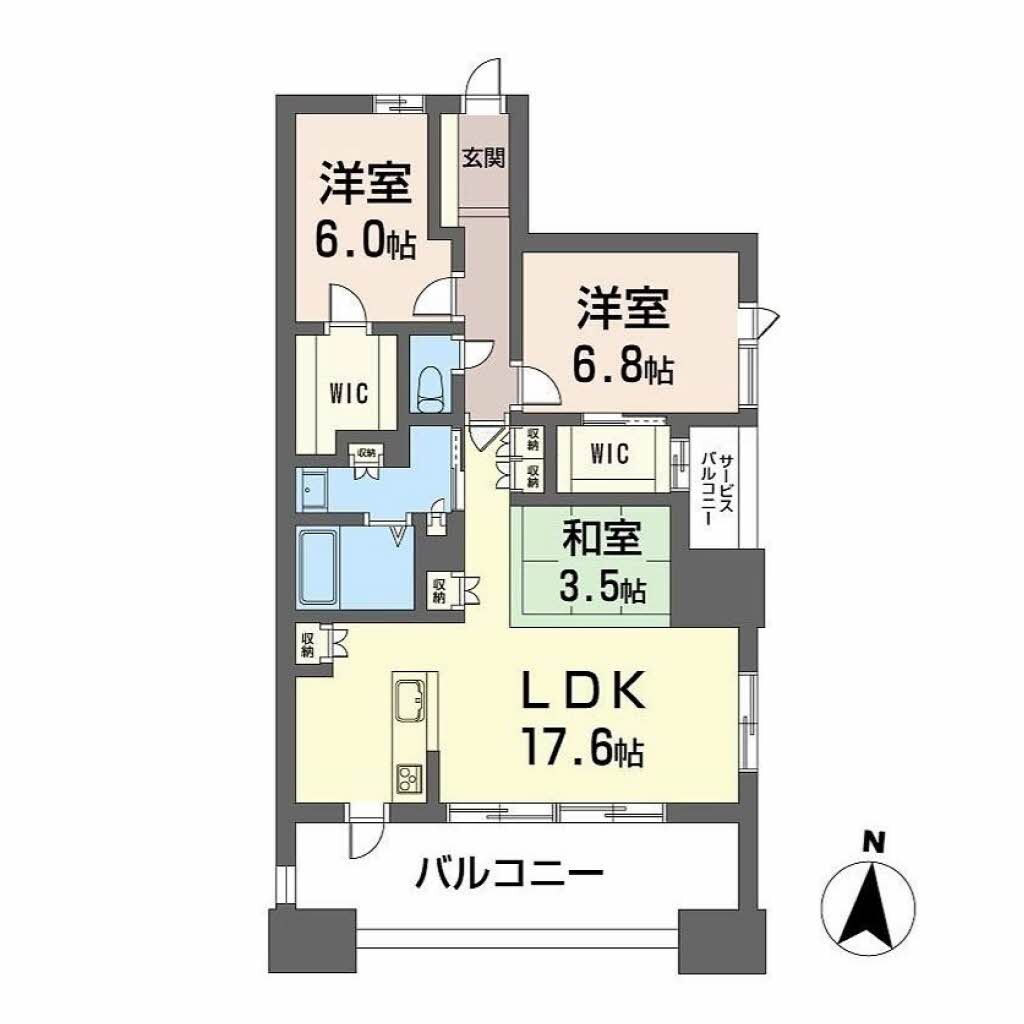 Ｎｕｄｇｅｏｎｅ．（ナッジワン）照葉 10階 3LDK 賃貸物件詳細