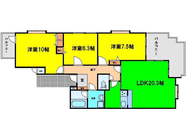 大阪府大阪市北区大淀南３ 福島駅 3LDK マンション 賃貸物件詳細
