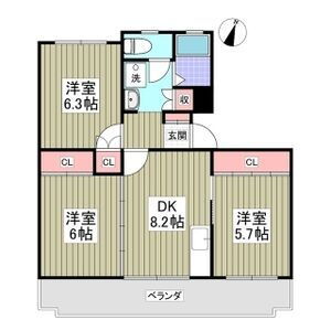 茨城県古河市諸川 古河駅 3DK マンション 賃貸物件詳細