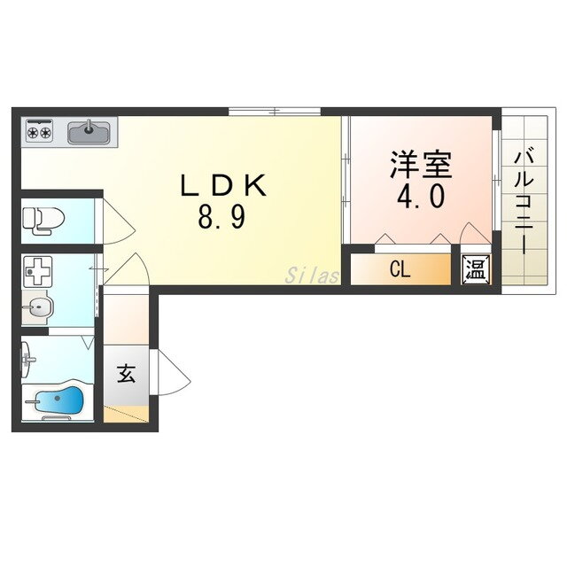 大阪府東大阪市荒本２ 荒本駅 1LDK アパート 賃貸物件詳細
