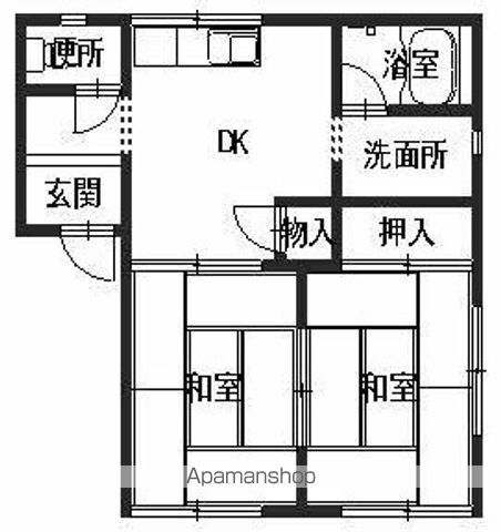 和歌山県和歌山市野崎 紀ノ川駅 2DK アパート 賃貸物件詳細