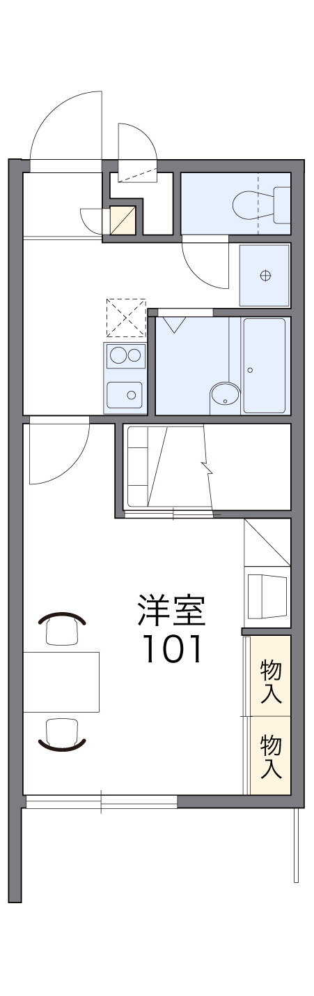 福岡県宗像市くりえいと２ 赤間駅 1K マンション 賃貸物件詳細