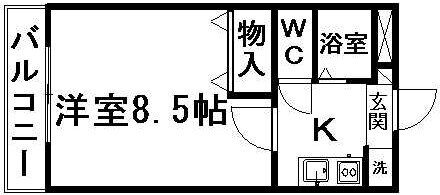 岡山県岡山市中区西川原 西川原駅 1K アパート 賃貸物件詳細